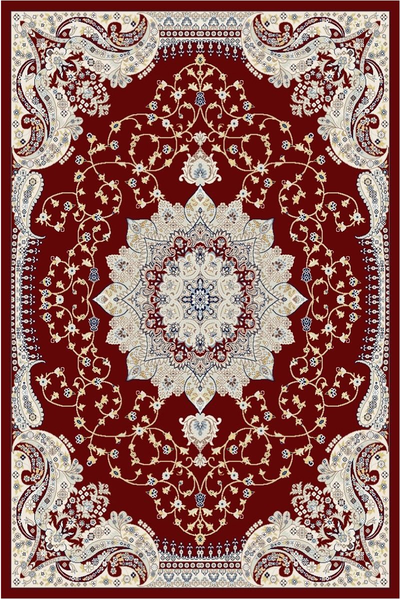 Red & Beige